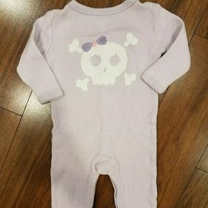 Amy Coe Purple Skull Romper